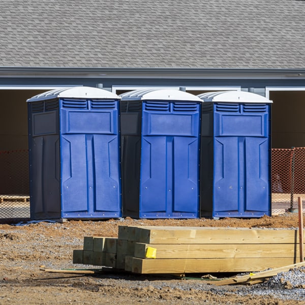 do you offer hand sanitizer dispensers inside the portable restrooms in Mount Pleasant North Carolina
